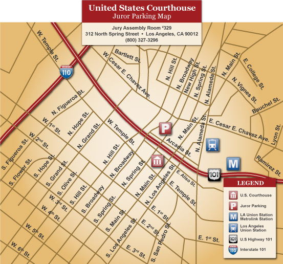 Los Angeles Juror Parking