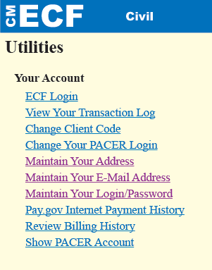 Maintaining Current Contact Information Central District Of