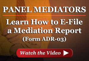 Learn how to electronically file a mediation report