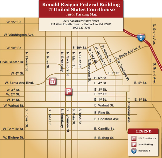Santa Ana Juror Parking